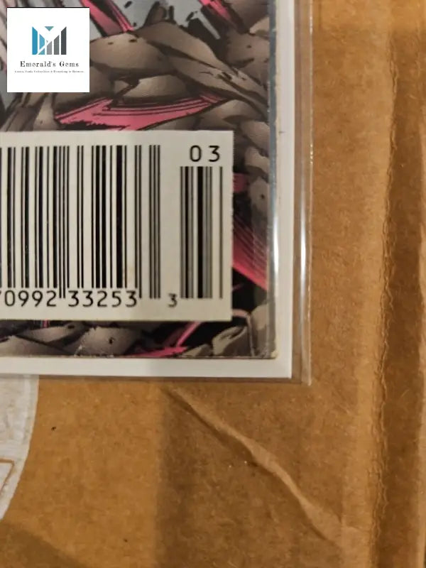 Bag of Dale Keown high-grade Pitt #3 newsstand comic with barcode label