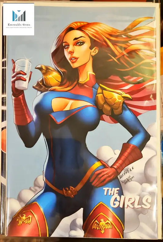 House Peyton Blue Girls Trade Brunette Superhero Comic Book Cover