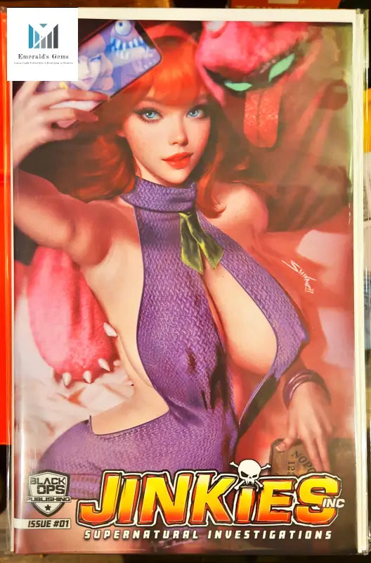 Limited Edition Jinkies #1 Comic Book featuring a woman in a box