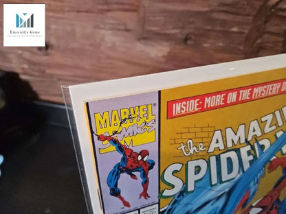 Close-up of Amazing Spider-Man Comic: Invasion Begins! book cover showing Spider-Man