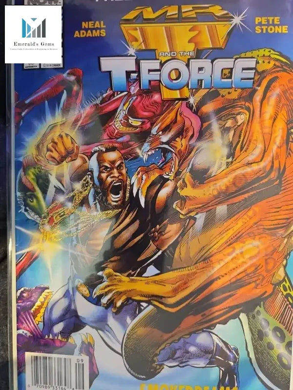 Cover of Mr. T and the T-Force 1993 Comic Issue #2 by Now Comics with free trading card