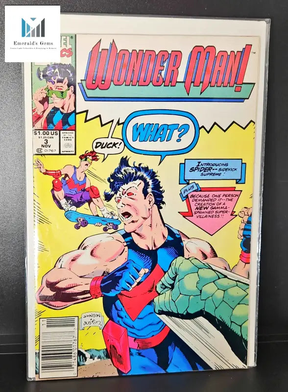Cover of Wonder Man #3 - Ultimate Superhero Adventure comic.