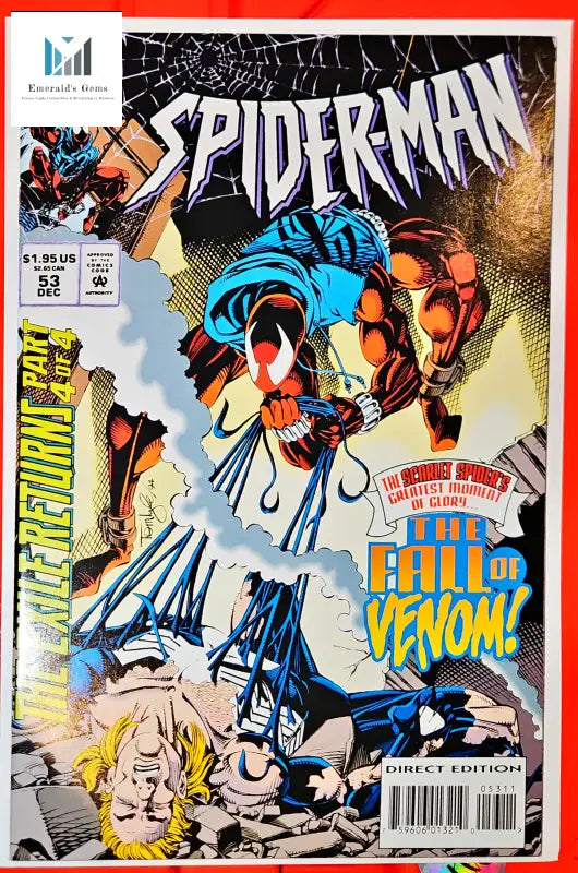 Spider-Man #53 1994 Scarlet Spider Comics cover featuring the spider