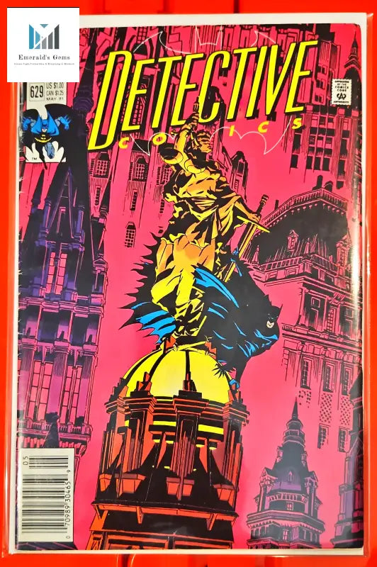 Vintage Detective Comics #629 - Rare Find - DC Comics Trading Card