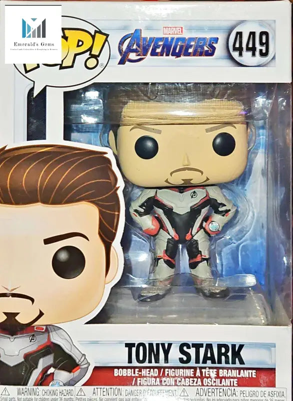 Funko Pop Marvel Avengers Tony Stark Bobblehead Figure