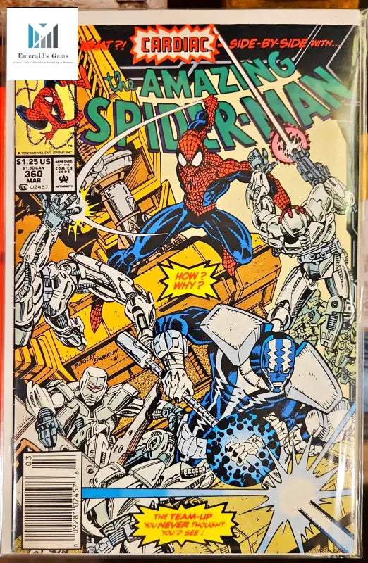Amazing Spider-Man #360 featuring Second Carnage Cameo comic book product display