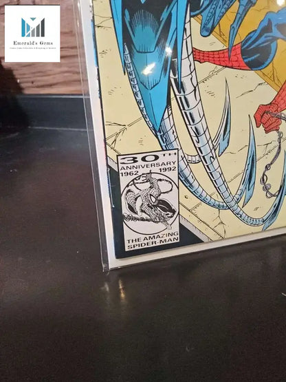 Amazing Spider-Man Comic Book: Invasion Begins! displayed on table in store