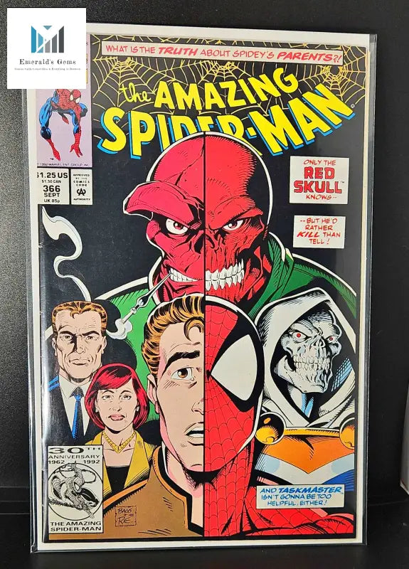 Amazing Spider-Man #366 Comic - 1992 Marvel Collectible featuring Spider-Man
