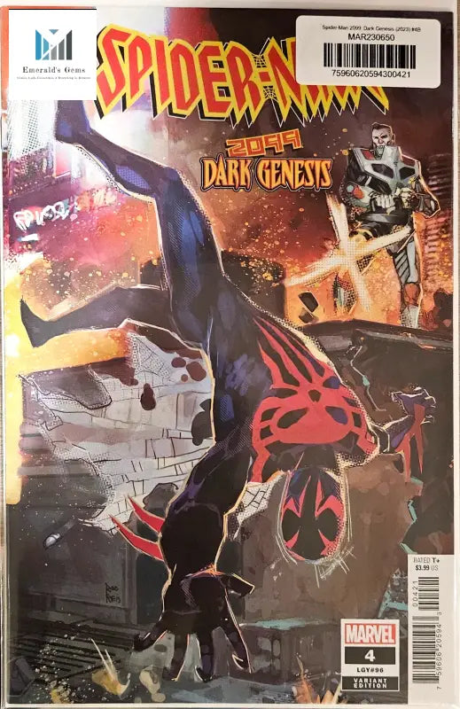 Exciting Marvel Comics Spider-Man 2099 #4: Spiderman The Darkest Years 1 cover art