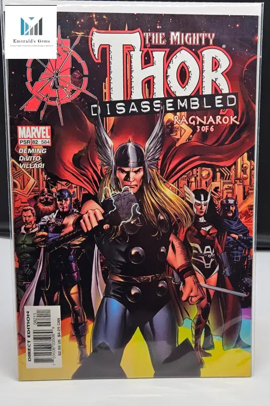 Thor the Mighty 1 comic book - Marvel Comics Thor #82 Newsstand 2004 Ragnarok Part 3