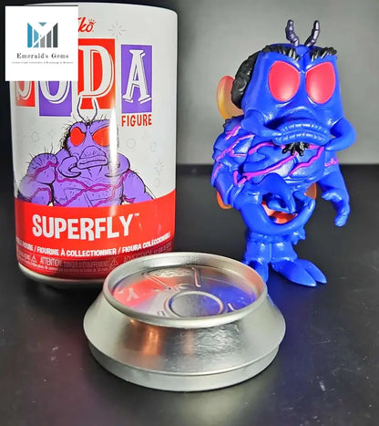 Limited Edition Funko Soda TMNT SuperFly Figure with Toy and Can of Soda